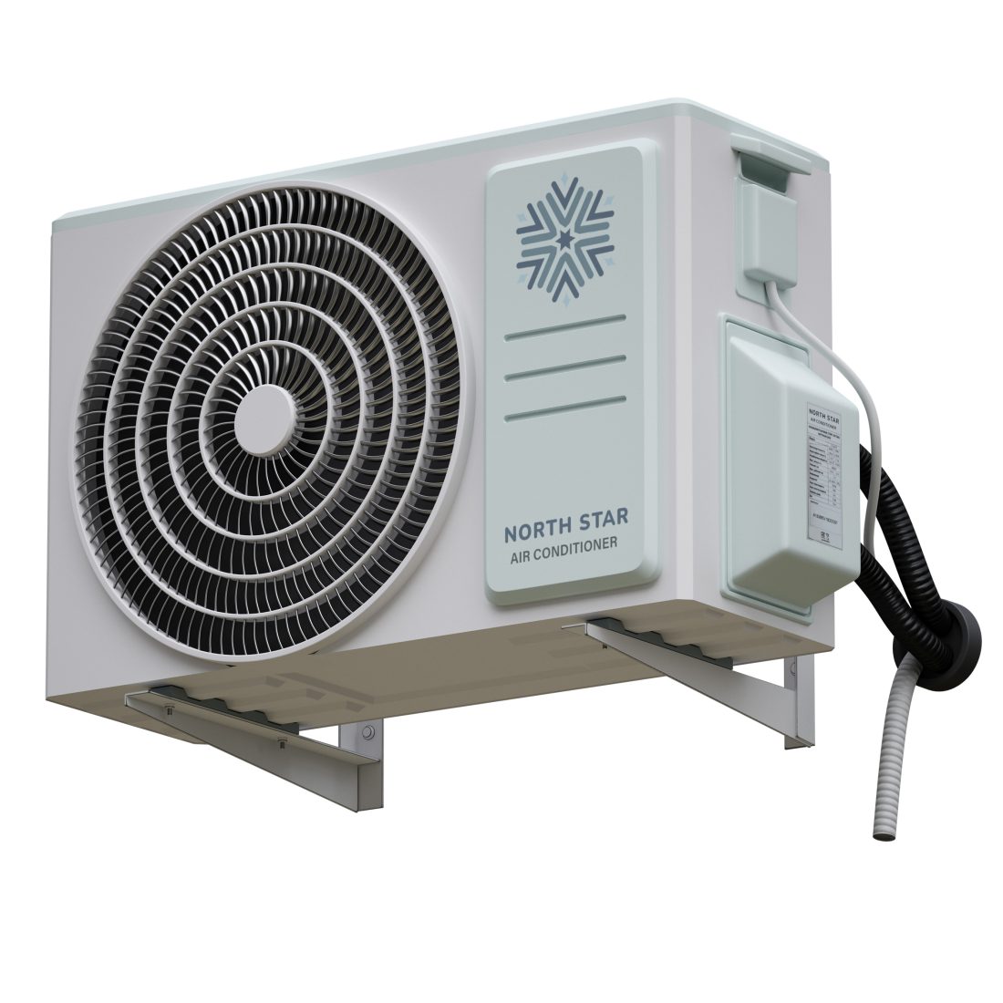 Air Conditioner Outdoor Unit Air Conditioner - 3D Model for FStorm ...