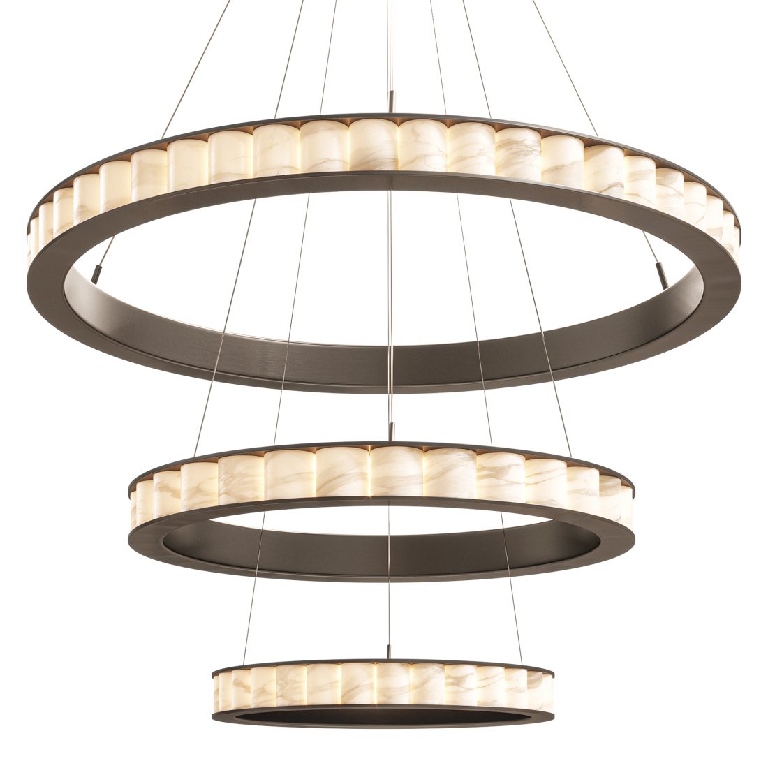 Cto Lighting Avalon Triple Chandelier 3D Model for VRay, Corona | CGMood