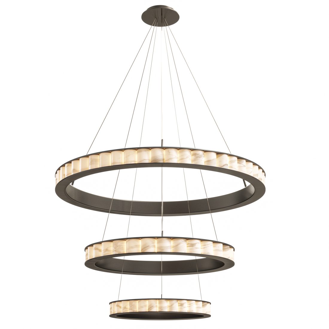Cto Lighting Avalon Triple Chandelier 3D Model for VRay, Corona | CGMood