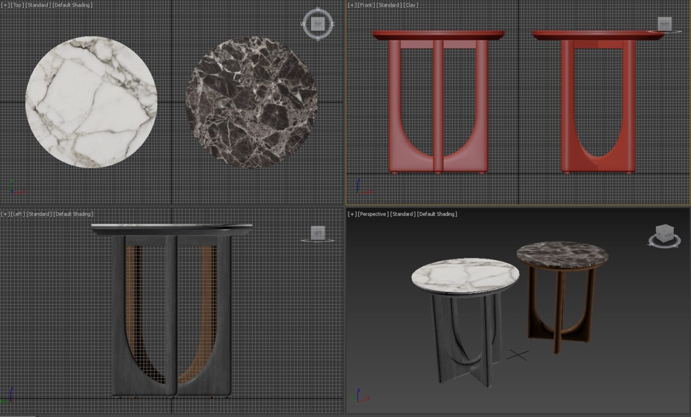 Orlan Side Table 3D Model for VRay, Corona | CGMood