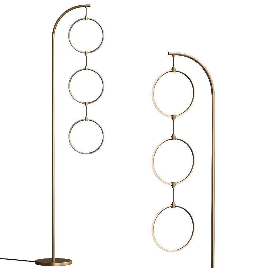 Brightech Nova Modern Dimmable Integrated Led Arc - 3D Model for Corona