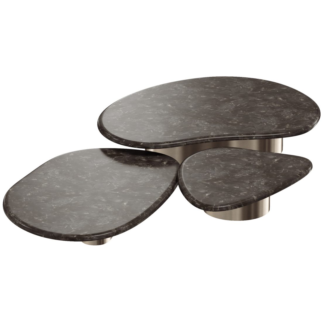 Coffee Table Bezier Minotti Set 1 3D Model for VRay, Corona | CGMood