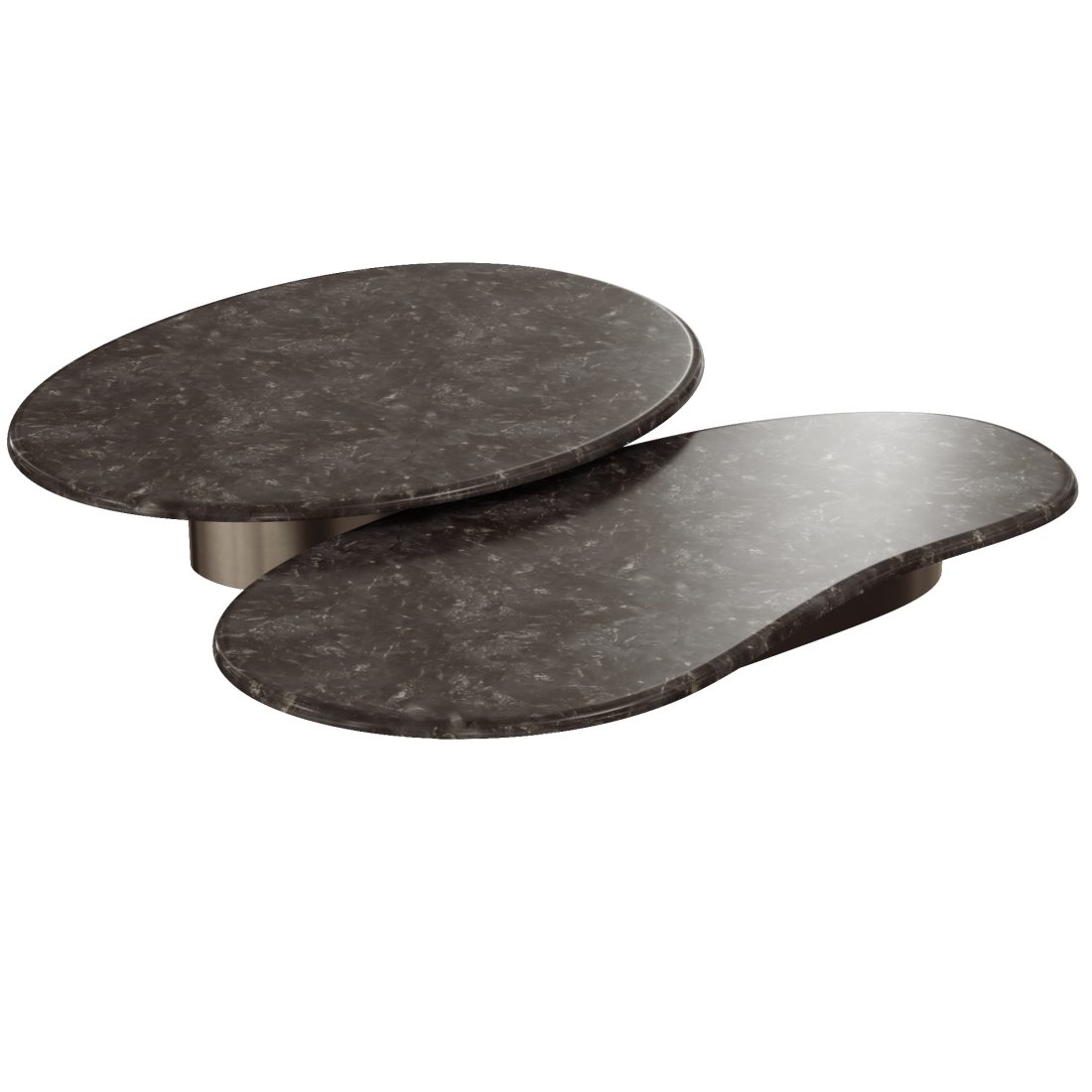 Coffee Table Bezier Minotti Set 2 3D Model for VRay, Corona | CGMood