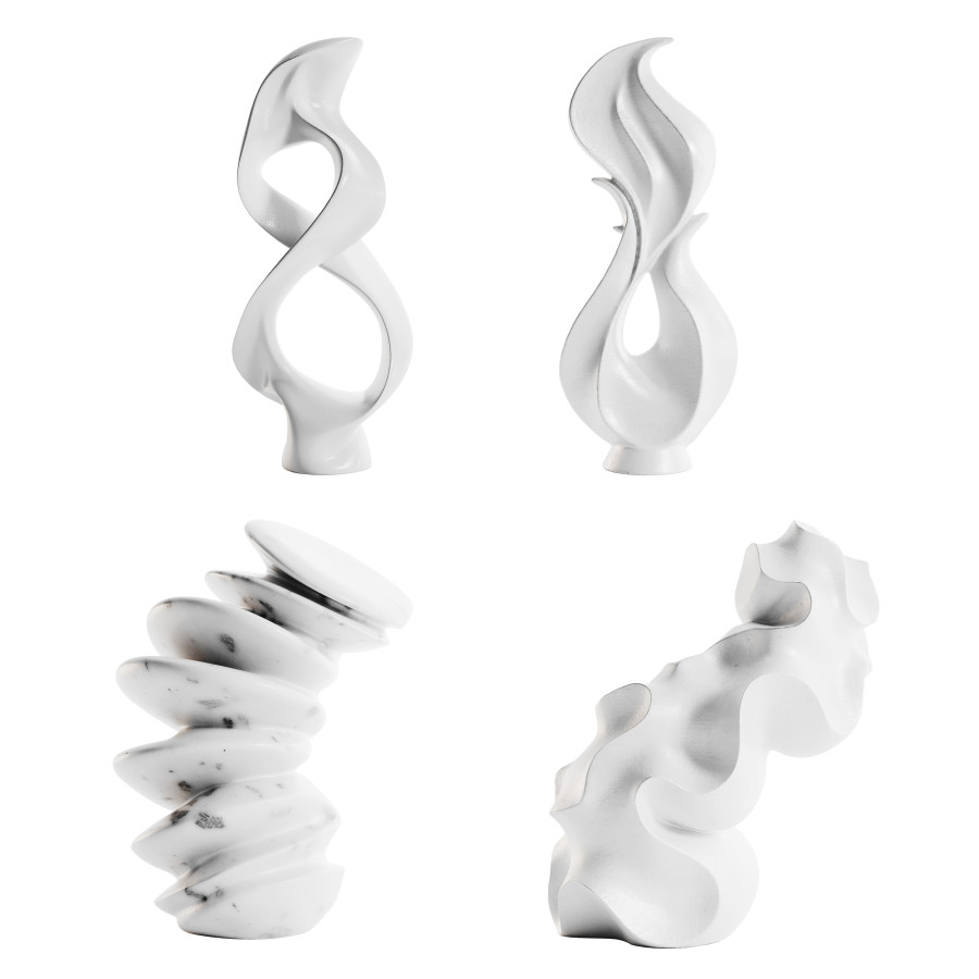 Abstract Sculpture 3D Model for Corona | CGMood