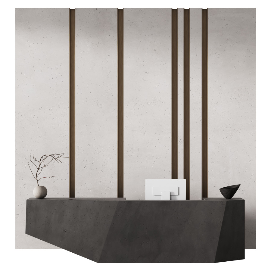 579 Office Furniture 44 Reception Desk 24 Polygon by knife in your heart