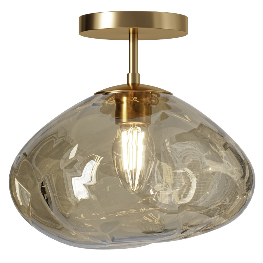 Amora Ceiling Light Made Of Glass by Sodiq Samadov