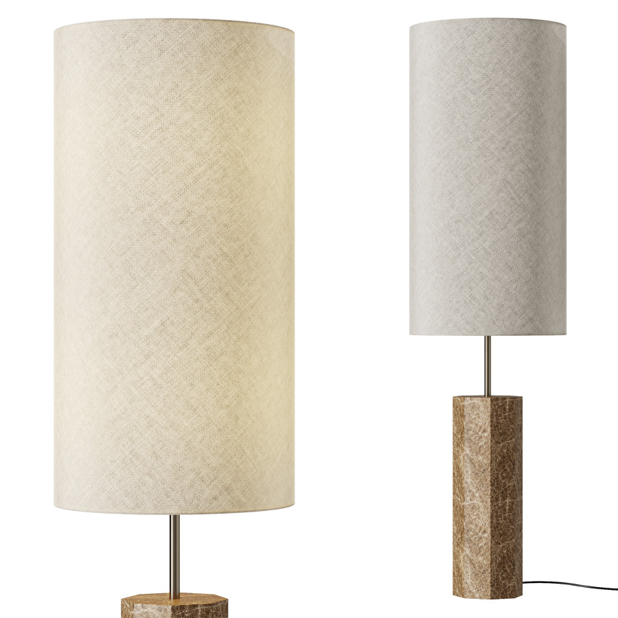Elanor Floor Lamp With Marble Base by Sodiq Samadov