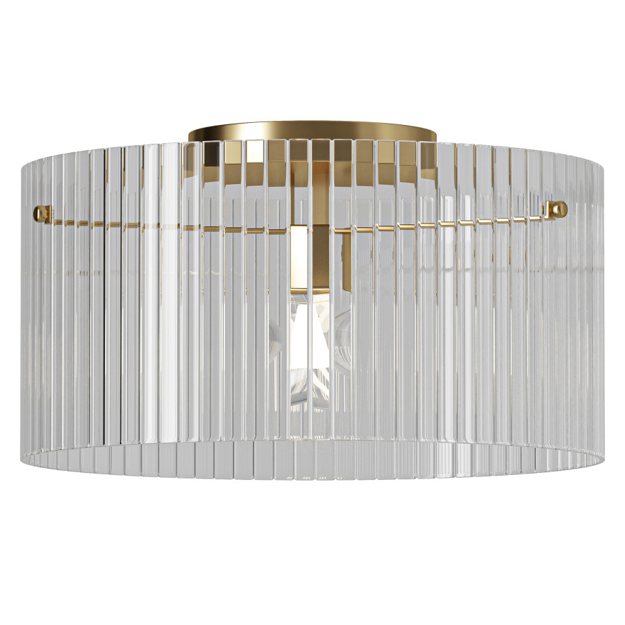 Emmi Ceiling Light Made Of Ribbed Glass by Sodiq Samadov
