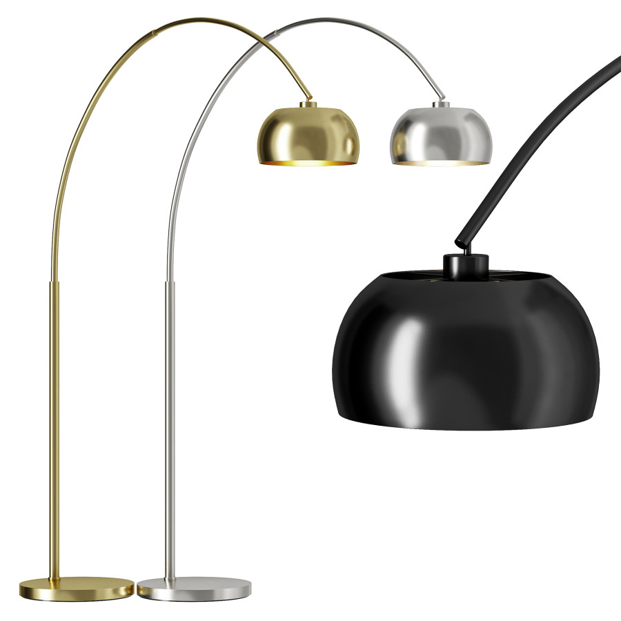 Large Bowie Arc Lamp by Sodiq Samadov