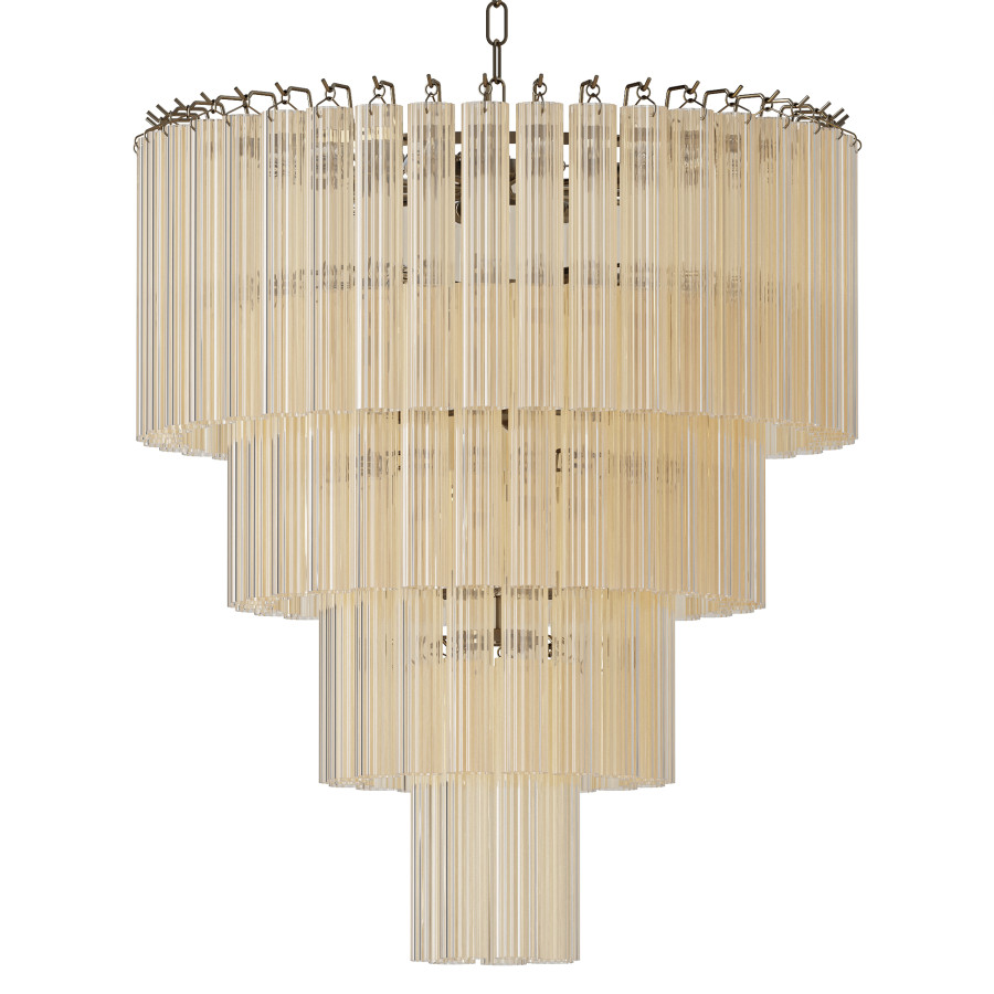 Large Janae Chandelier Made Of Glass Westwing by Sodiq Samadov