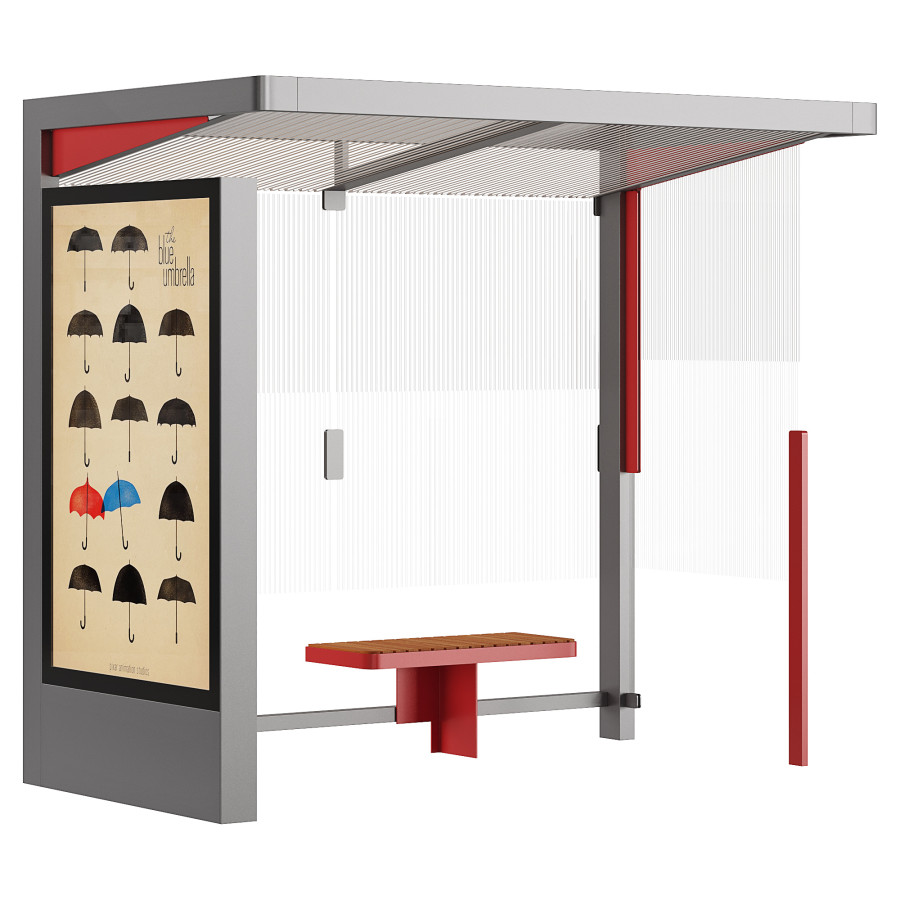 Bus Shelter Nubo by Orazmyrat Bayramov