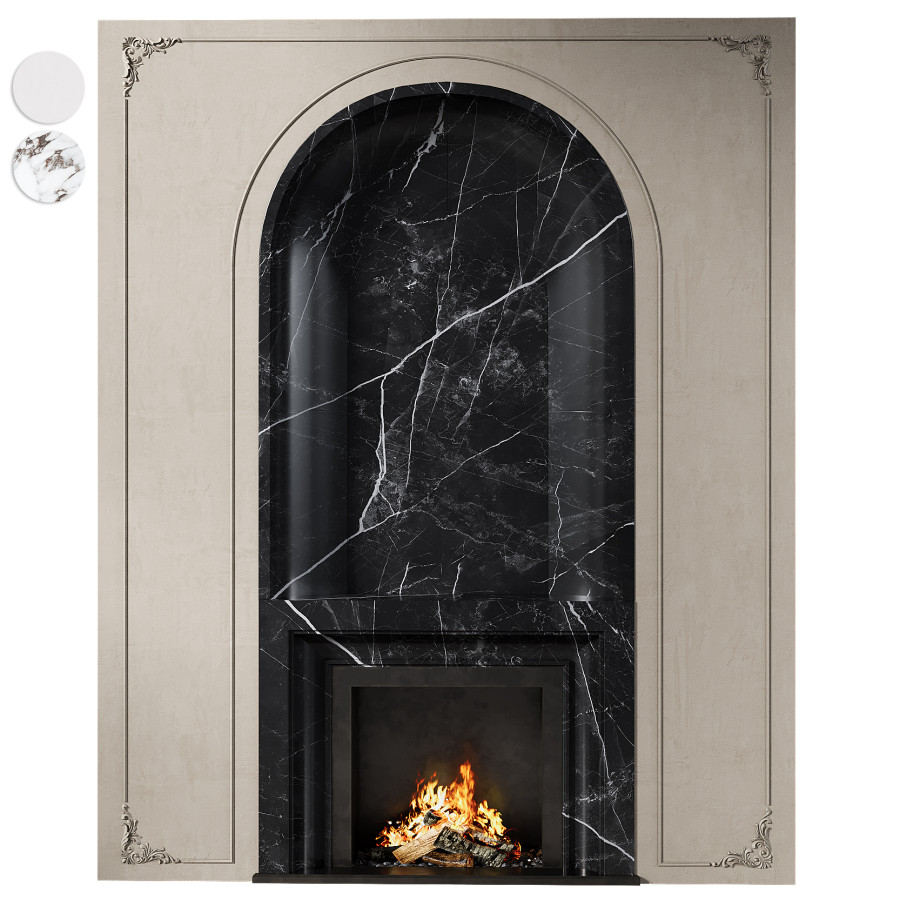 Fire Place 44 by Mr Poly