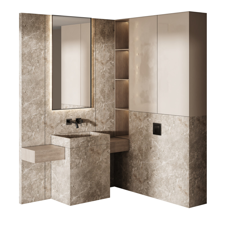 Bathroom Furniture Nik 02 by nafe nikzad