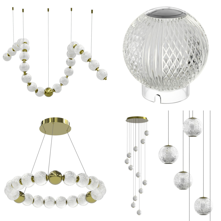 Odeon Light Crystal lamps by Yerzhan Kozhekov