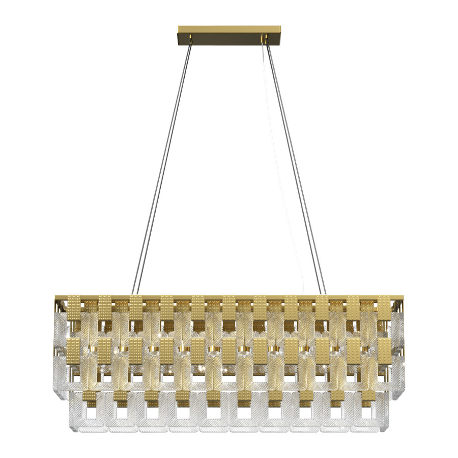 Odeon Light Buckle Chandelier by Yerzhan Kozhekov