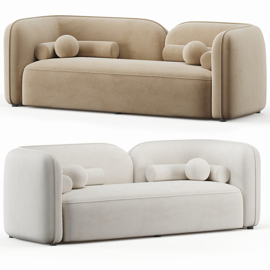 Katrien 93 Upholstered Sofa by Zakirov