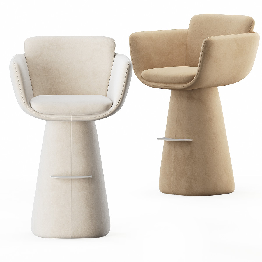 Rune Bar Stool Mocha by Zakirov