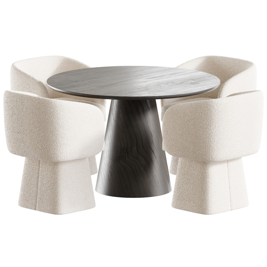 Senza Chair And Round Table by Kinzhal