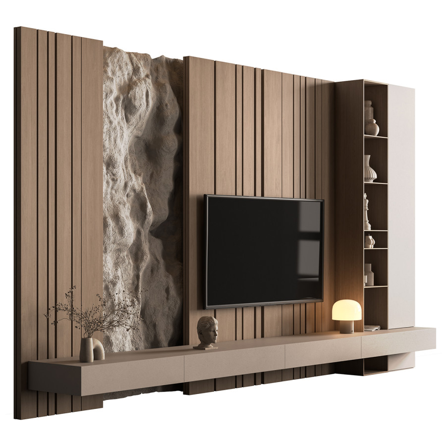 Tv Wall - Set 240 by Farzin Baghi