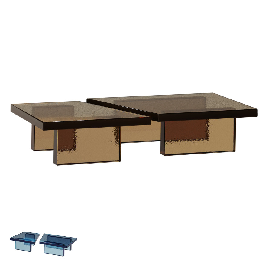 Glass 001  Coffee Table By Clive Lonstein For Stud by KZKRa