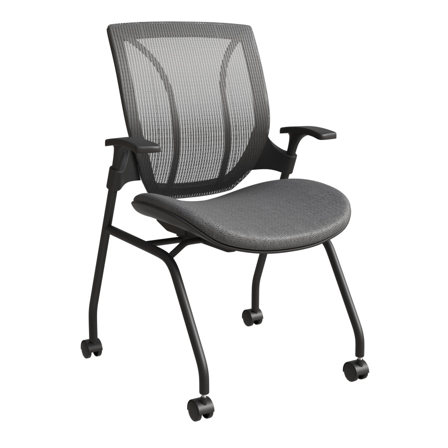 Global Roma Series Mesh Back Flip Seat Chair by Timur Kozodaiev