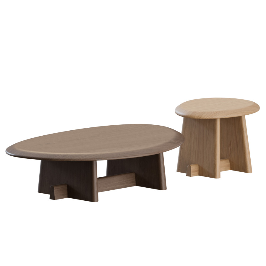 Coffee Tables By Karimoku Casestudy 3D Model for Corona | CGMood