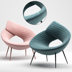 Bonaldo Lock Fabric Armchair