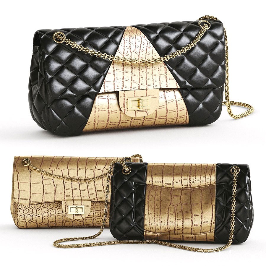 Handbag By Chanel - 3D Model for VRay