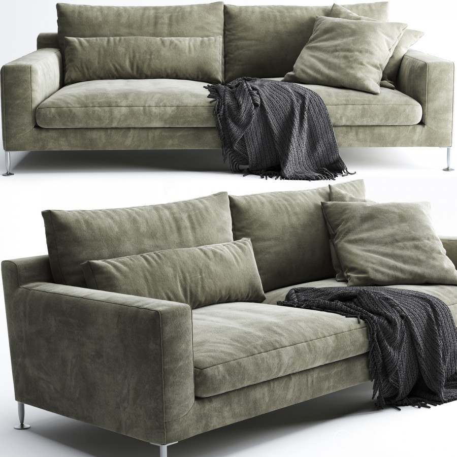 B&b Italia Harry Sofa 3D Model for VRay, Corona | CGMood