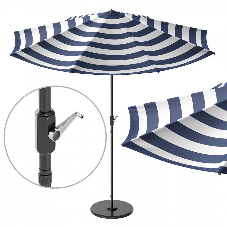 auto open patio umbrella California Umbrella Casa Series 9 ft. Patio Umbrella