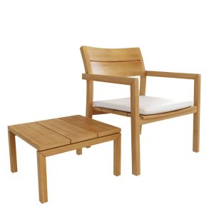 Mistra Lounge Chair & Mistra Ottoman