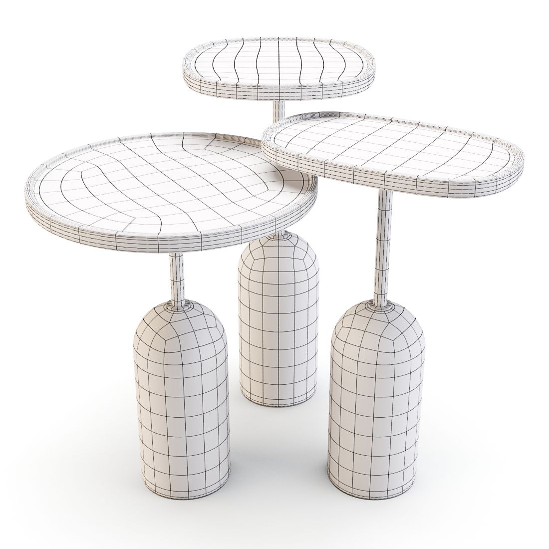 Porada: Ekero - Side Tables 3D Model for Corona | CGMood