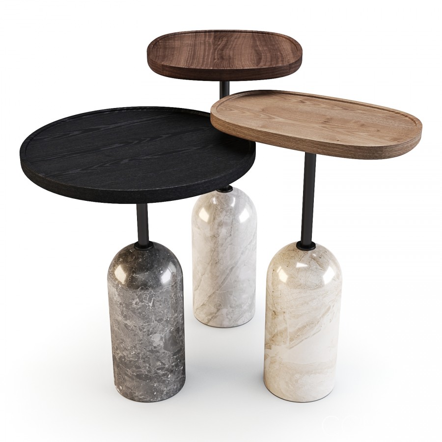 Porada: Ekero - Side Tables 3D Model for Corona | CGMood
