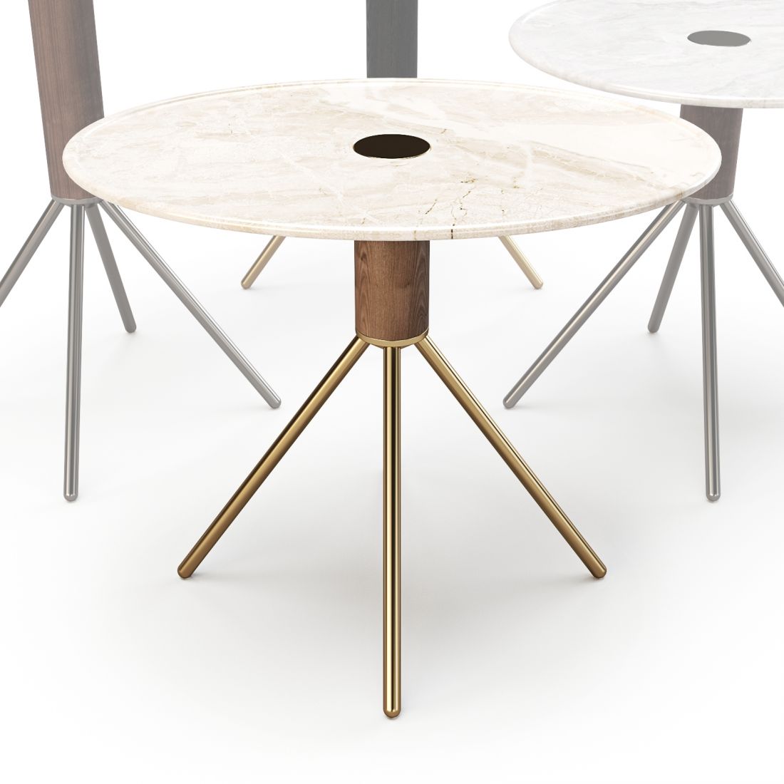 Porada: Jelly Marmo - Side Tables 3D Model for Corona | CGMood