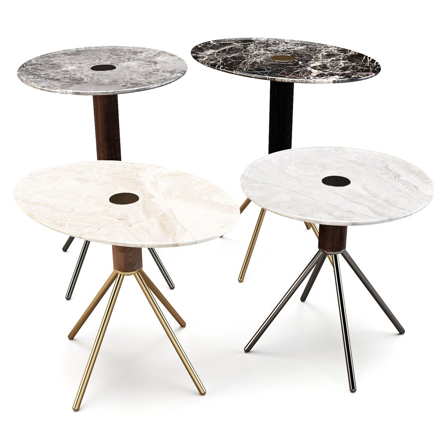 Porada: Jelly Marmo - Side Tables 3D Model for Corona | CGMood