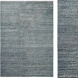 Ellipse Hand-knotted Wool Rug