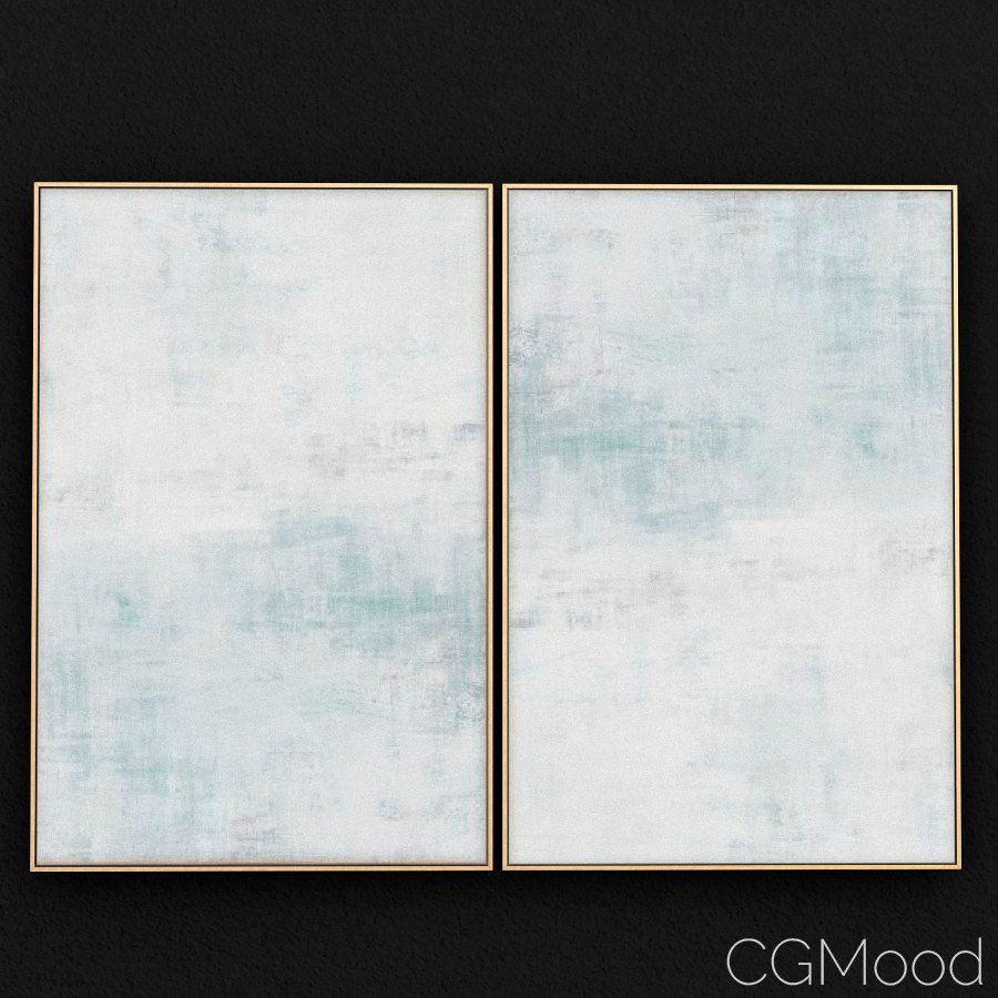 Calming Wall Frame - 3D Model for VRay