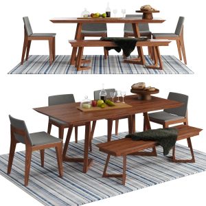 Crest Collection Dining Table Scandinavian