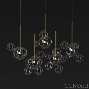 Suspension Light Giopato & Coombes Bolle Zigza