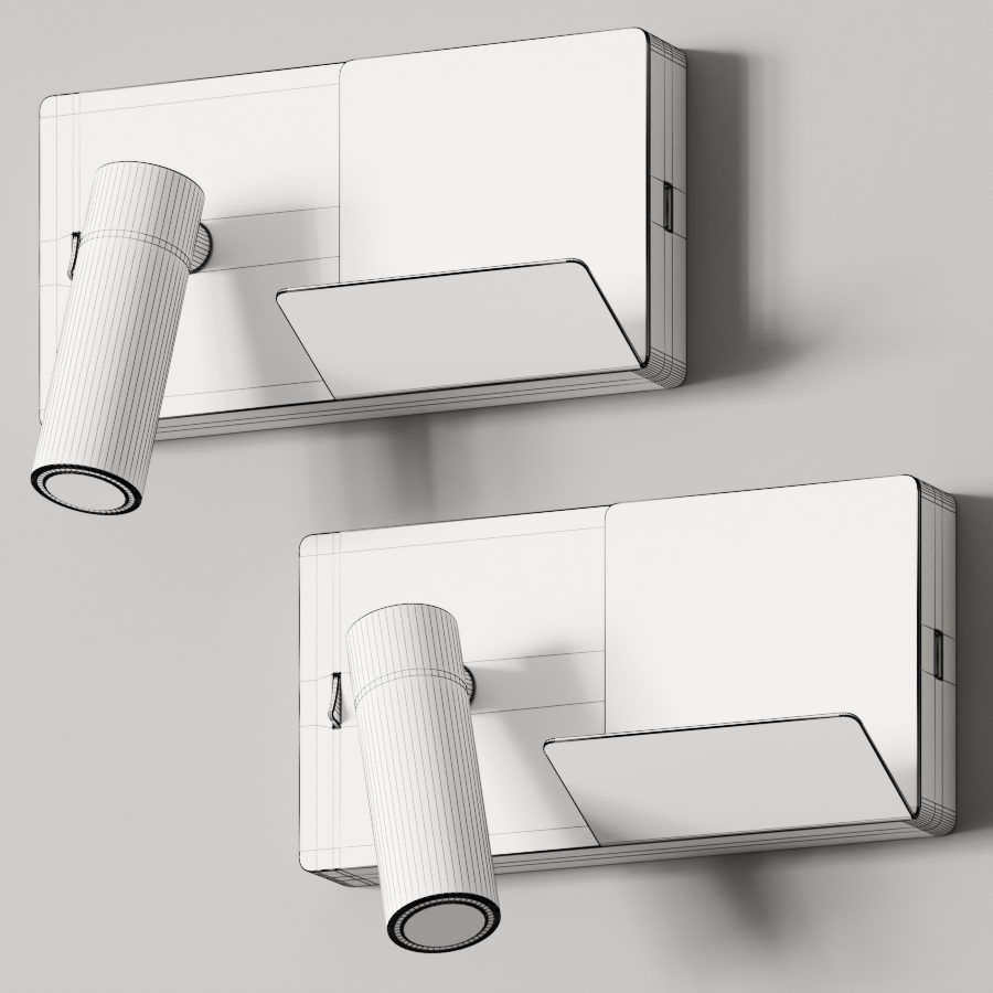 Leds C4 Elamp Wall Lamp 3D Model for VRay, Corona | CGMood