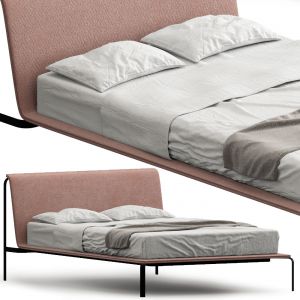 Fabric Bed With Removable Cover With Upholstered H