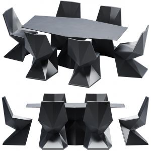 Vondom Vertex Dining Table And Chair