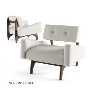 Craft Associates Canadian Modern Lounge Chair 1519
