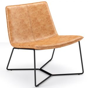Slope Leather Lounge Chair Westelm