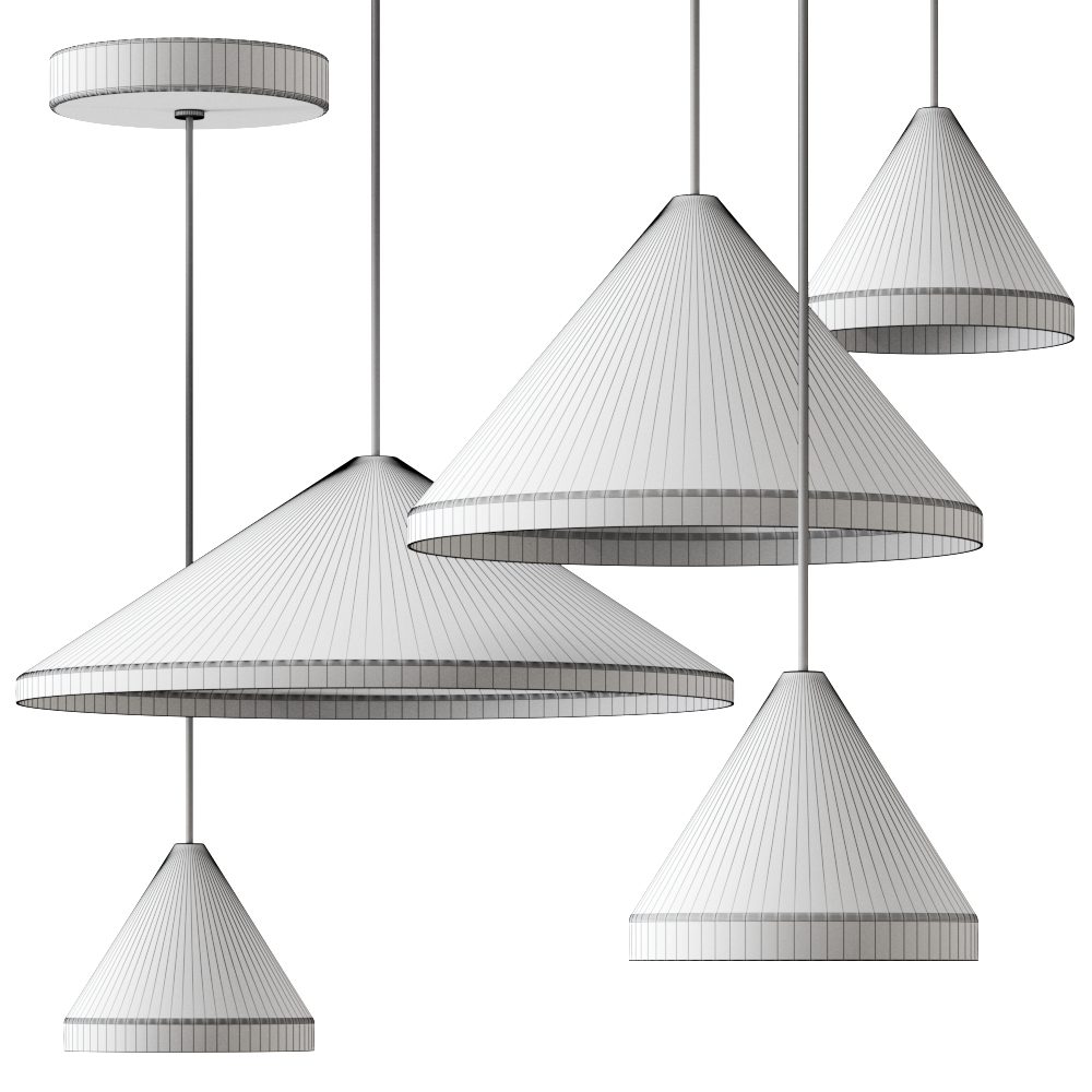 North Pendant Lamp By Vibia - 3D Model for VRay, Corona