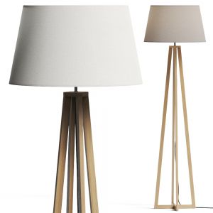 La Redoute Natural Wood Floor Lamp
