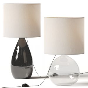 West Elm Foundational Glass Table Lamps