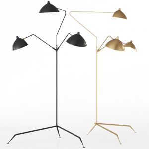 L3b Floor Lamp By Serge Mouille