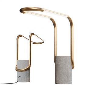 Beau Led Brass Task Lamp By Crate & Barrel