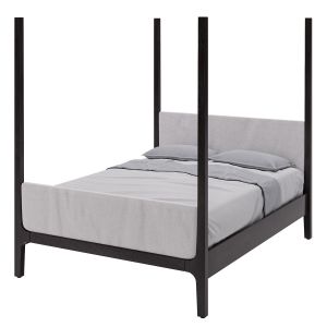 Melrose Canopy Queen Bed Cb2